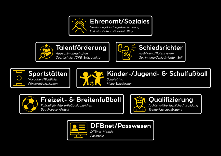 Schematische Darstellung des Vereinsberaterportfolios (nicht barrierefrei)